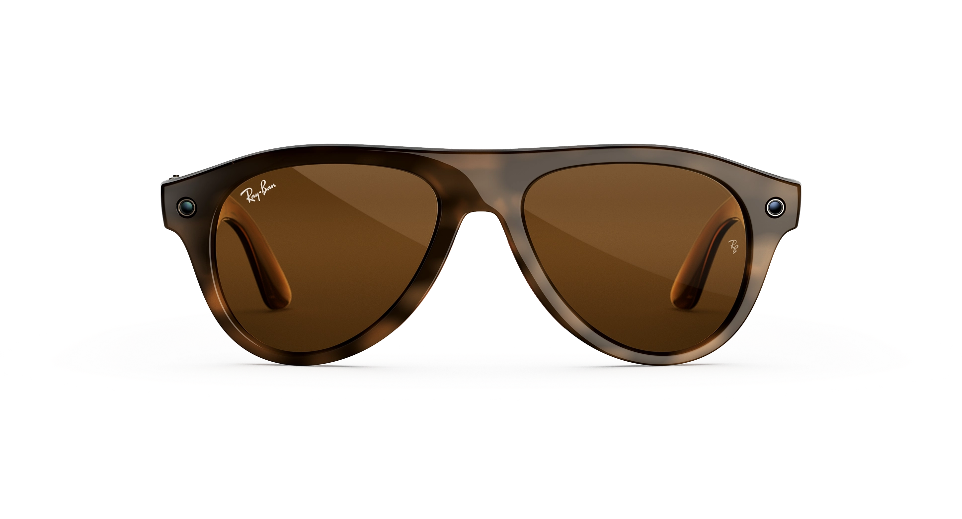 Смарт-очки Ray-Ban | Meta Aviator [Gen 3] Standard Shiny Havana Frame / Dark Brown Lenses (RW4016 690573 54-18)