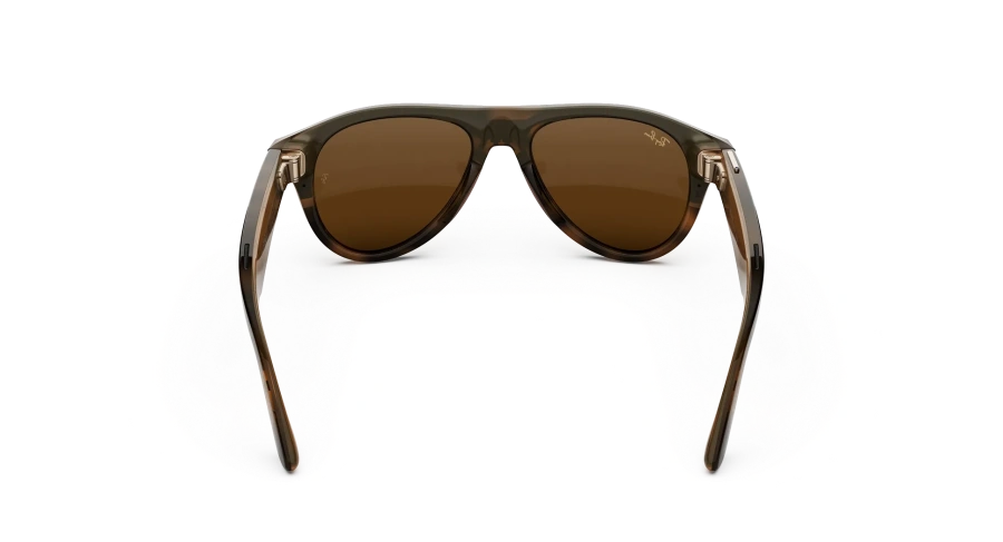 Смарт-очки Ray-Ban | Meta Aviator [Gen 3] Standard Shiny Havana Frame / Dark Brown Lenses (RW4016 690573 54-18)