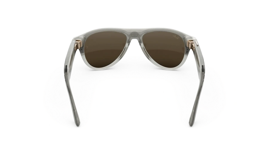 Смарт-окуляри Ray-Ban | Meta Aviator LIMITED EDITION [Gen 3] Standard Polished Milky Warm Beige Frame / Clear to Brown Transitions Lenses (RW4016 6907M4 54-18)