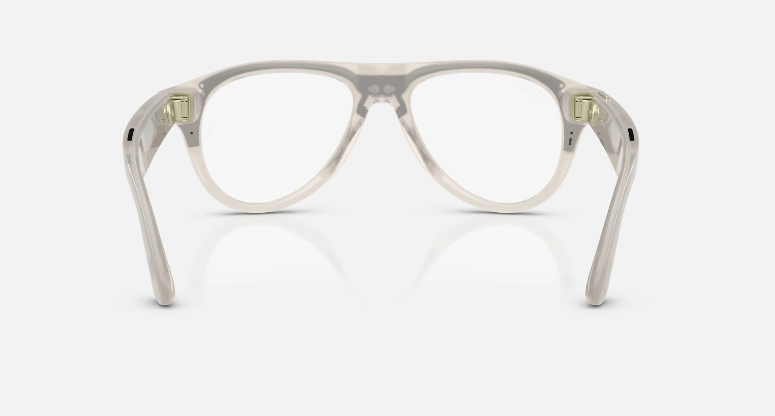 Смарт-окуляри Ray-Ban | Meta Aviator LIMITED EDITION [Gen 3] Standard Polished Milky Warm Beige Frame / Clear to Brown Transitions Lenses (RW4016 6907M4 54-18)