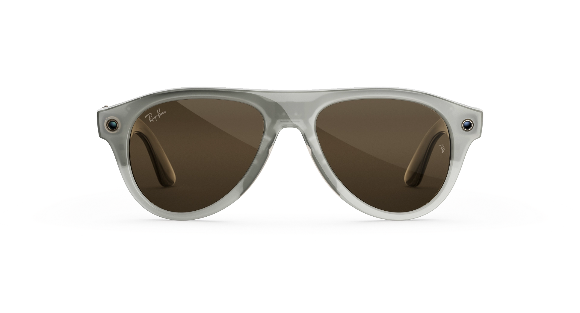 Смарт-окуляри Ray-Ban | Meta Aviator LIMITED EDITION [Gen 3] Standard Polished Milky Warm Beige Frame / Clear to Brown Transitions Lenses (RW4016 6907M4 54-18)