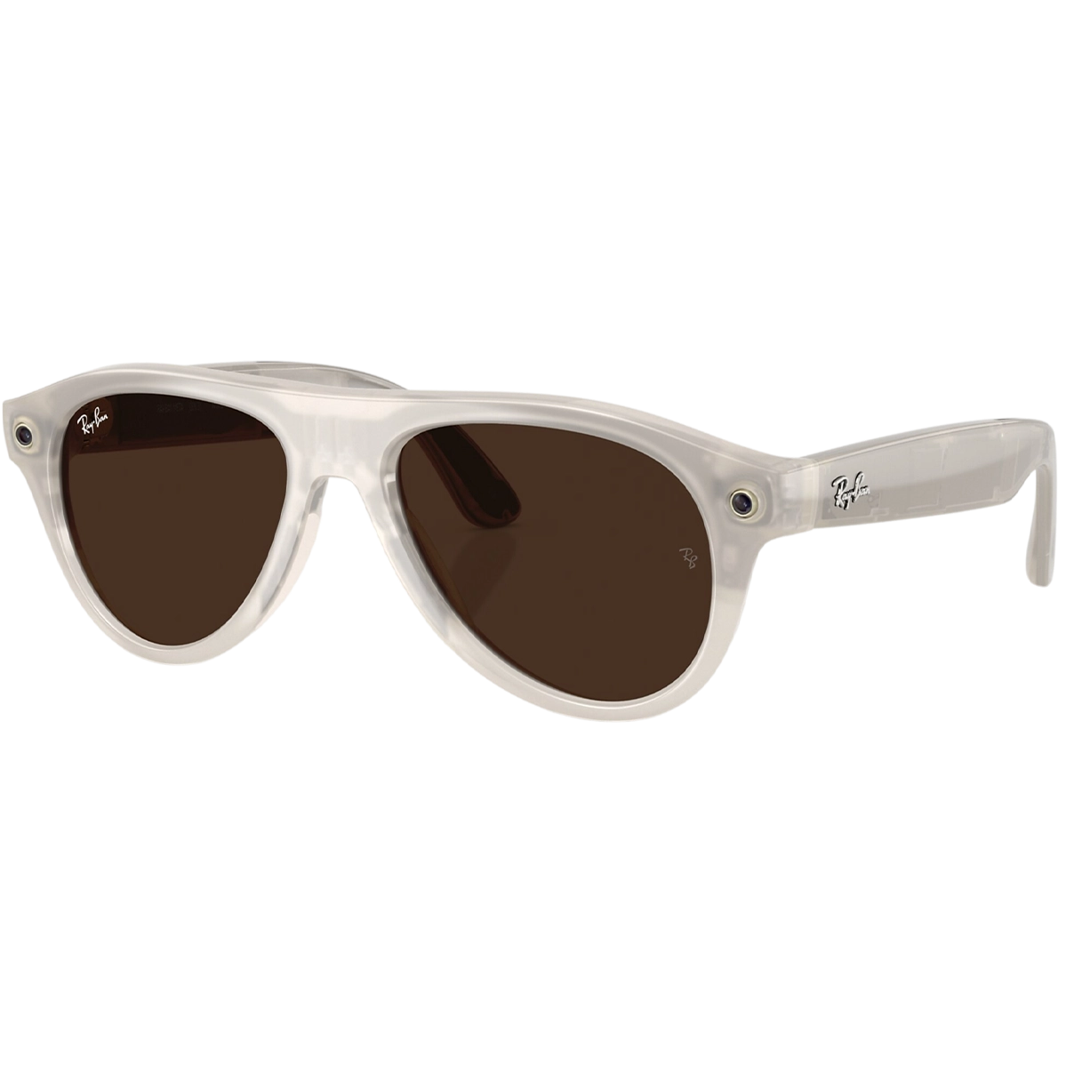 Смарт-окуляри Ray-Ban | Meta Aviator LIMITED EDITION [Gen 3] Standard Polished Milky Warm Beige Frame / Clear to Brown Transitions Lenses (RW4016 6907M4 54-18)
