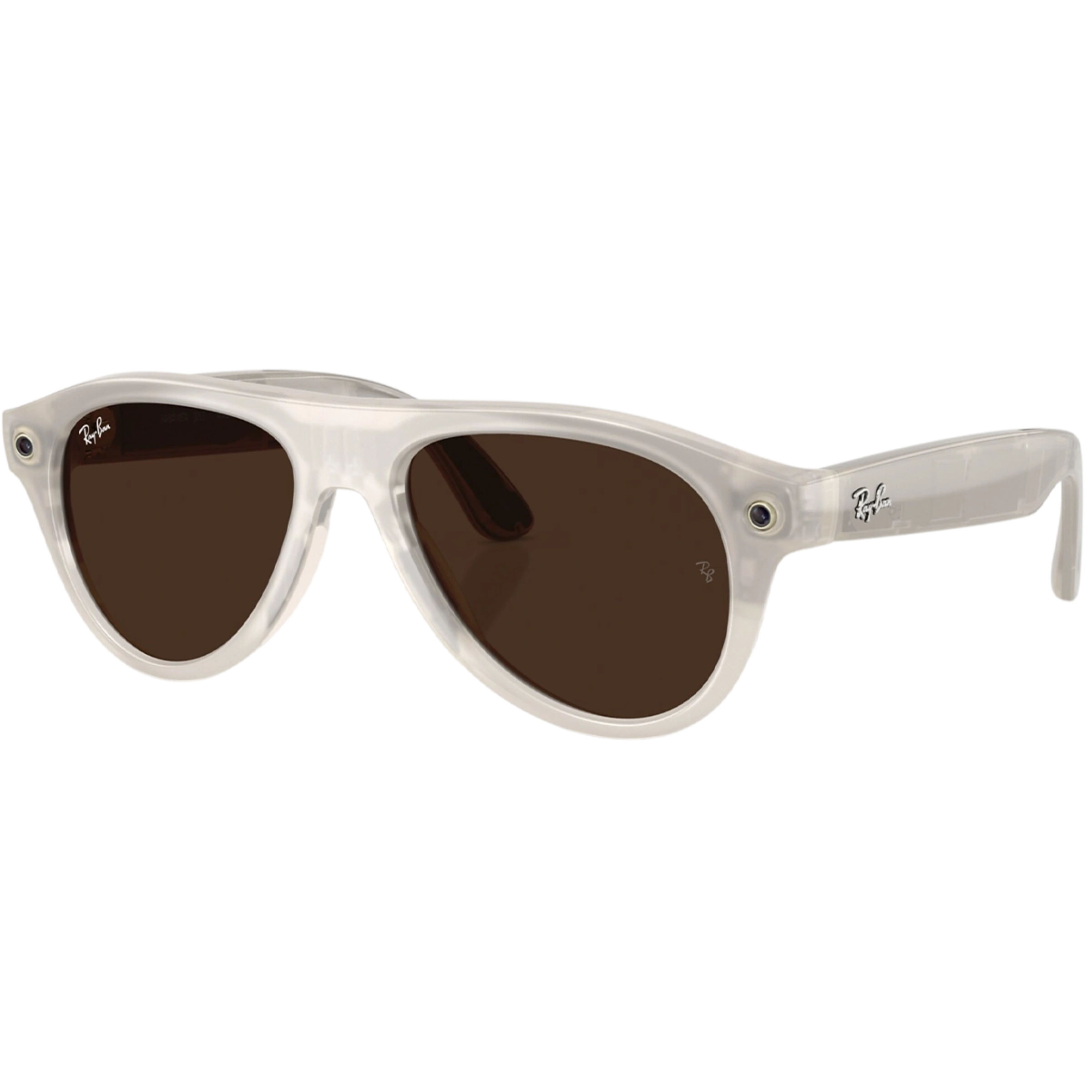Смарт-окуляри Ray-Ban | Meta Aviator LIMITED EDITION [Gen 3] Standard Polished Milky Warm Beige Frame / Clear to Brown Transitions Lenses (RW4016 6907M4 54-18)