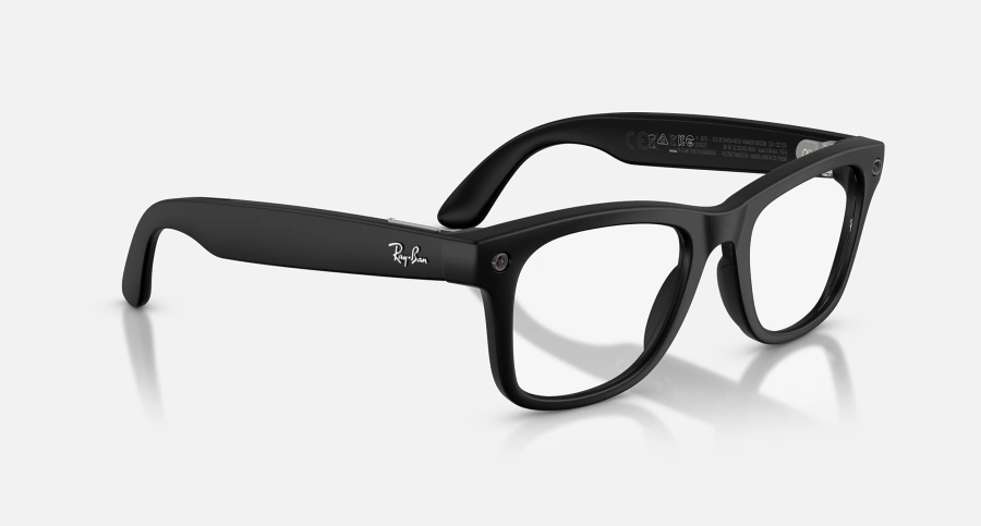 Смарт-очки Ray-Ban | Meta Wayfarer [Gen 3] Standard Matte Black Frame / Clear to Green Transitions Lenses (RW4011 601S1M 50-22)
