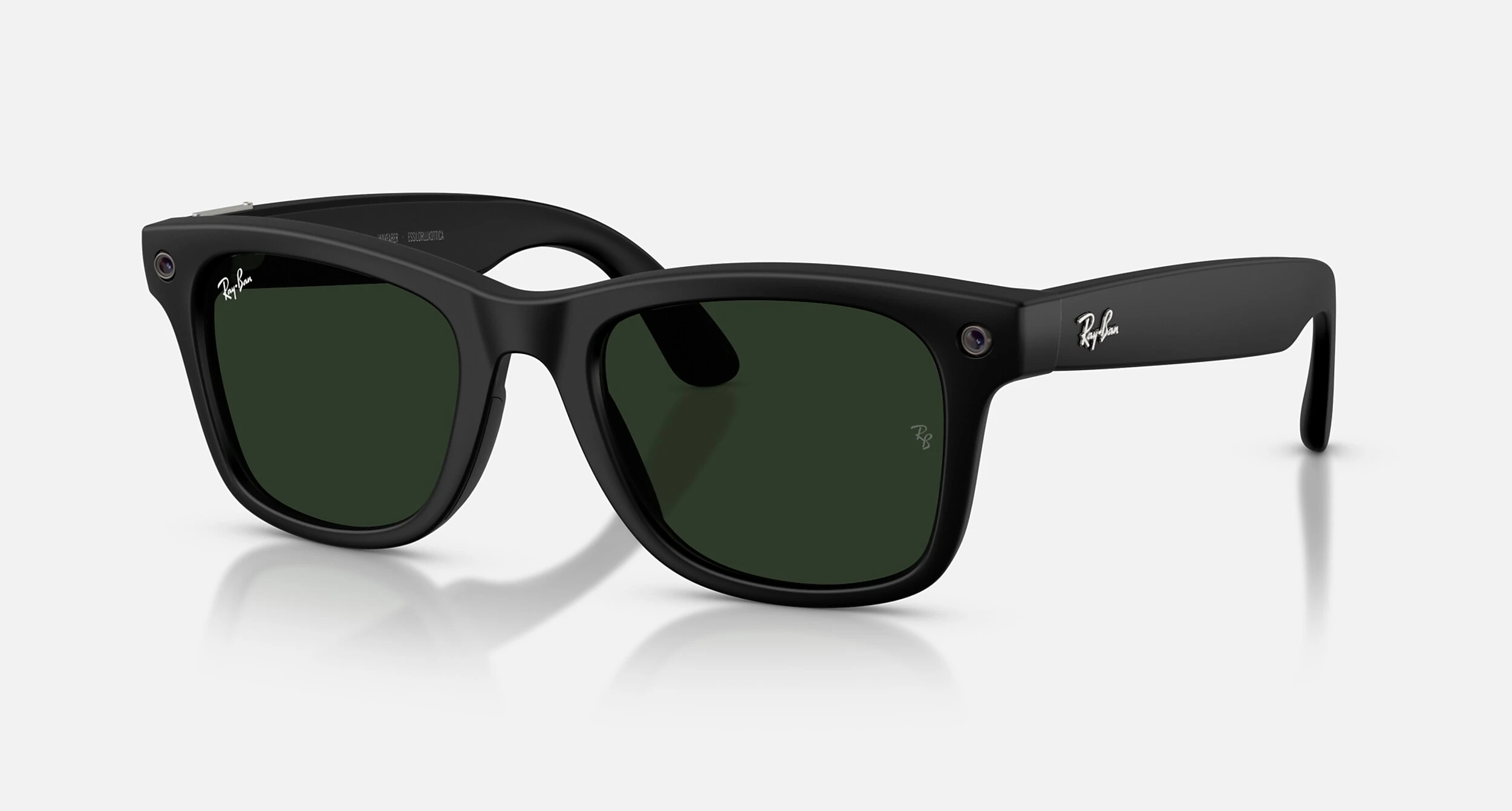 Смарт-очки Ray-Ban | Meta Wayfarer [Gen 3] Standard Matte Black Frame / Clear to Green Transitions Lenses (RW4011 601S1M 50-22)