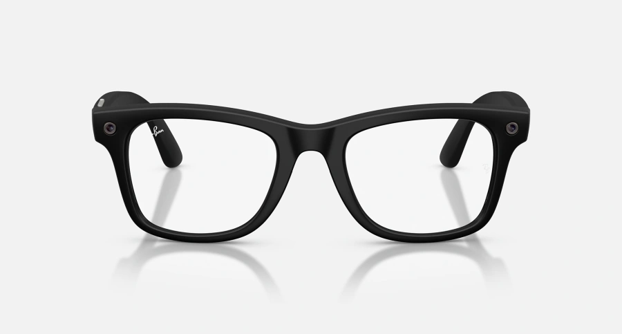 Смарт-очки Ray-Ban | Meta Wayfarer [Gen 3] Standard Matte Black Frame / Clear to Green Transitions Lenses (RW4011 601S1M 50-22)