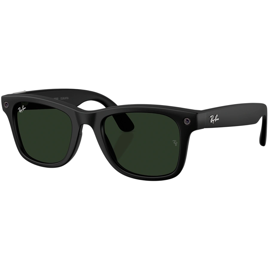 Смарт-очки Ray-Ban | Meta Wayfarer [Gen 3] Standard Matte Black Frame / Clear to Green Transitions Lenses (RW4011 601S1M 50-22)