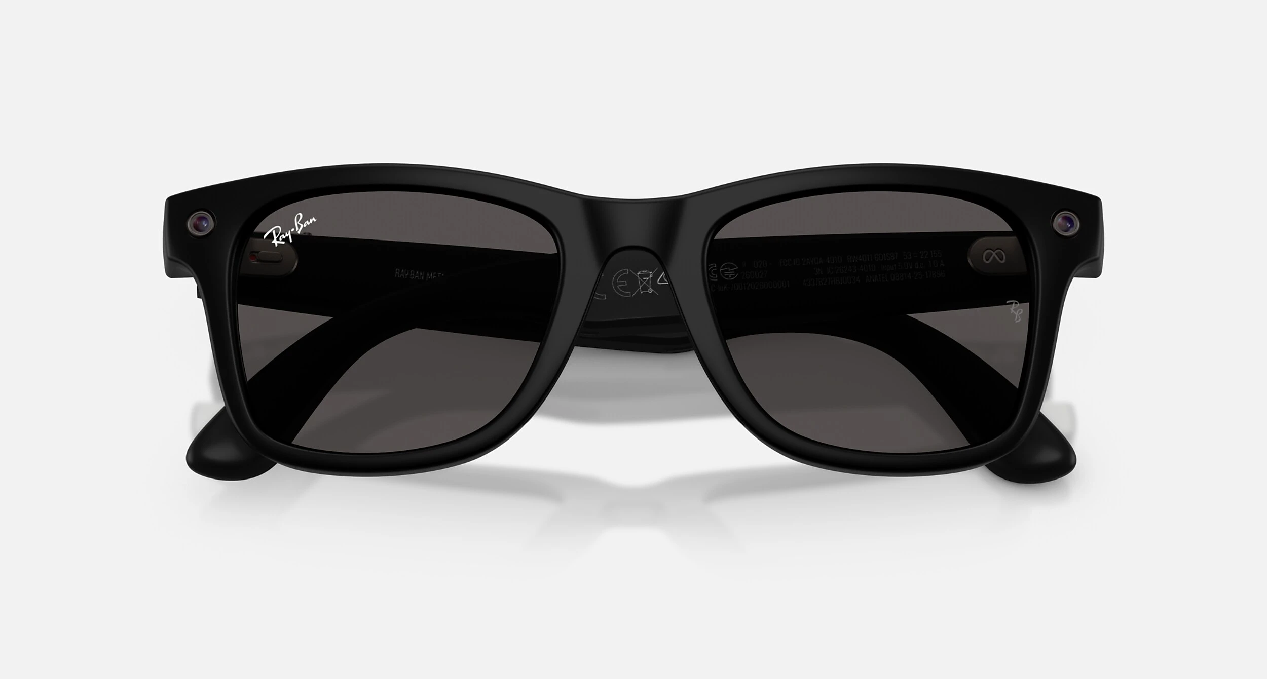 Смарт-окуляри Ray-Ban | Meta Wayfarer [Gen 3] Large Matte Black Frame / Grey Lenses (RW4011 601S87 53-22)