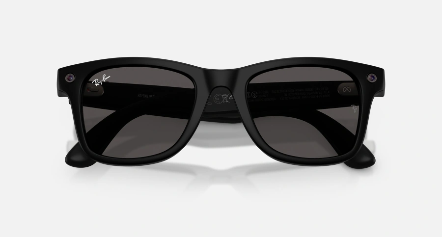 Смарт-окуляри Ray-Ban | Meta Wayfarer [Gen 3] Large Matte Black Frame / Grey Lenses (RW4011 601S87 53-22)
