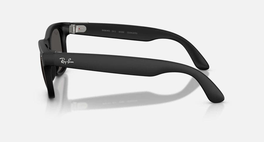 Смарт-окуляри Ray-Ban | Meta Wayfarer [Gen 3] Large Matte Black Frame / Grey Lenses (RW4011 601S87 53-22)
