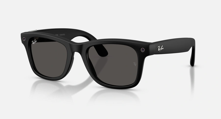 Смарт-окуляри Ray-Ban | Meta Wayfarer [Gen 3] Large Matte Black Frame / Grey Lenses (RW4011 601S87 53-22)