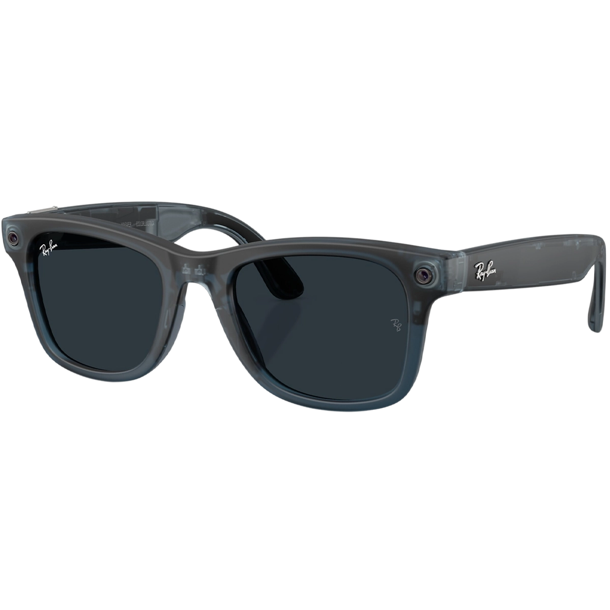 Смарт-очки Ray-Ban | Meta Wayfarer [Gen 3] Standard Matte Transparent Ocean Blue Frame / Clear to Grey Transitions Lenses (RW4011 69211Z 50-22)