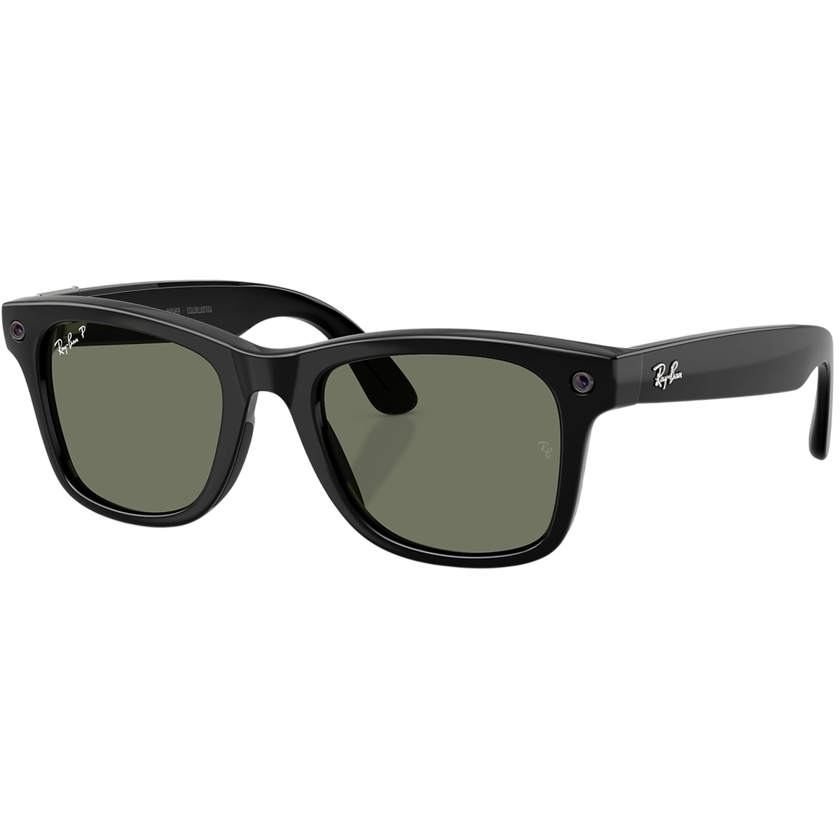 Смарт-окуляри Ray-Ban | Meta Wayfarer [Gen 3] Large Polished Black Frame / Green Polarized Lenses (RW4011 601/9A 53-22)