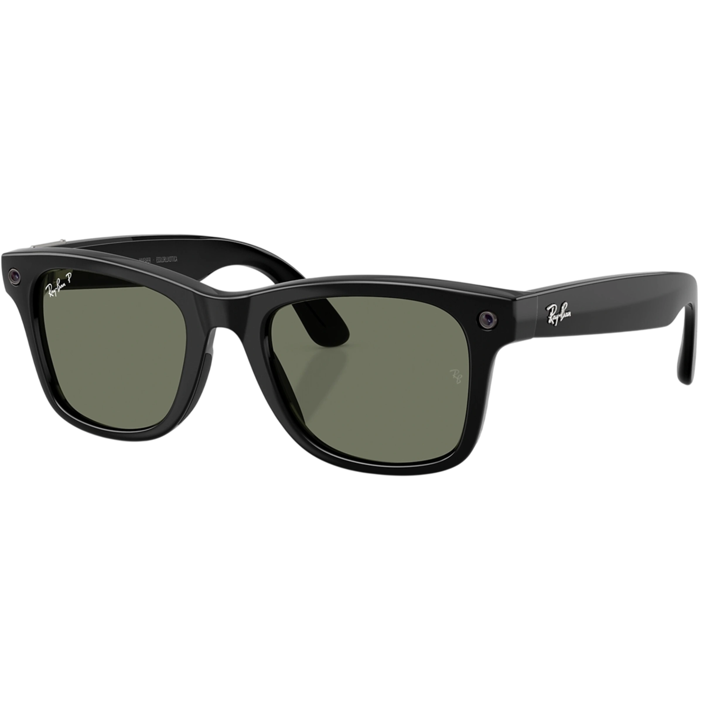 Смарт-окуляри Ray-Ban | Meta Wayfarer [Gen 3] Large Polished Black Frame / Green Polarized Lenses (RW4011 601/9A 53-22)