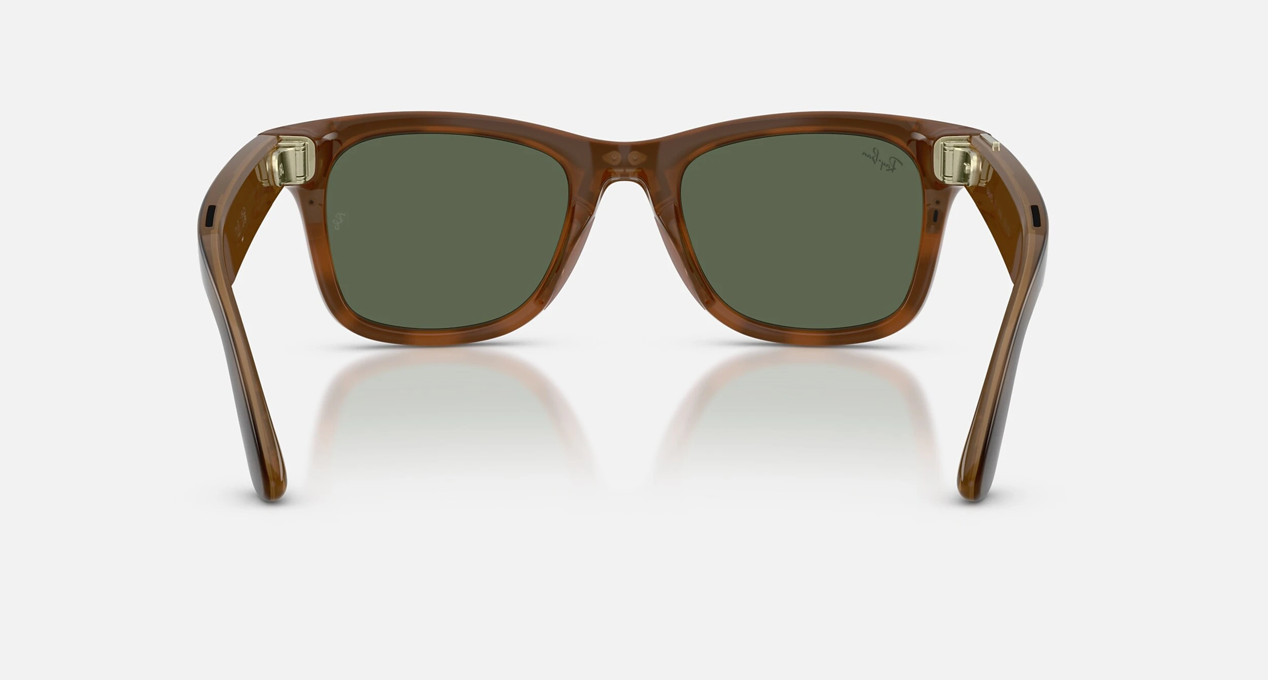 Смарт-окуляри Ray-Ban | Meta Wayfarer [Gen 3] Large Polished Havana Frame / G-15 Green Lenses (RW4011 690571 53-22)