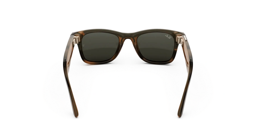 Смарт-окуляри Ray-Ban | Meta Wayfarer [Gen 3] Large Polished Havana Frame / G-15 Green Lenses (RW4011 690571 53-22)