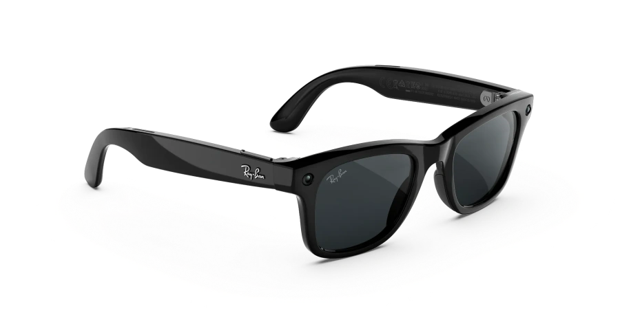 Смарт-очки Ray-Ban | Meta Wayfarer [Gen 3] Standard Shiny Black Frame / Clear to Grey Transitions Lenses (RW4011 601/1Z 50-22)