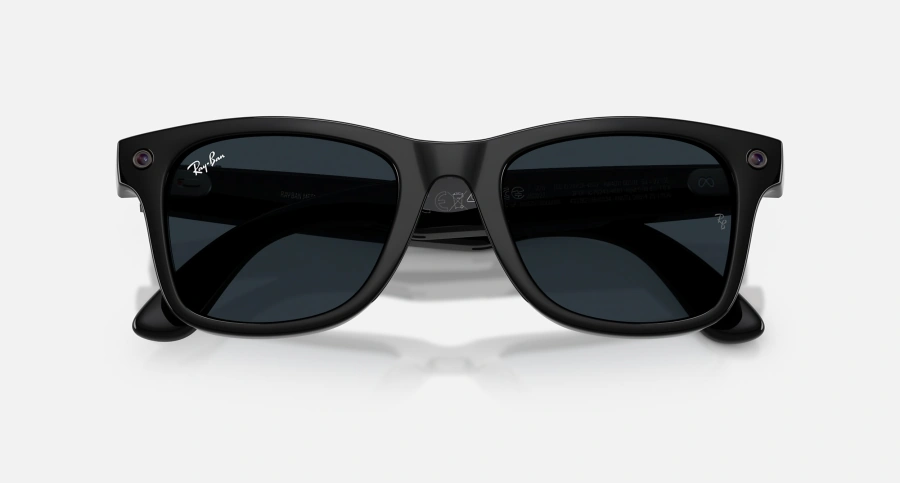 Смарт-очки Ray-Ban | Meta Wayfarer [Gen 3] Standard Shiny Black Frame / Clear to Grey Transitions Lenses (RW4011 601/1Z 50-22)