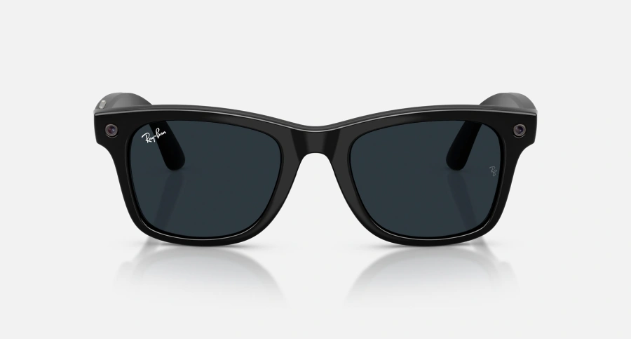 Смарт-очки Ray-Ban | Meta Wayfarer [Gen 3] Standard Shiny Black Frame / Clear to Grey Transitions Lenses (RW4011 601/1Z 50-22)