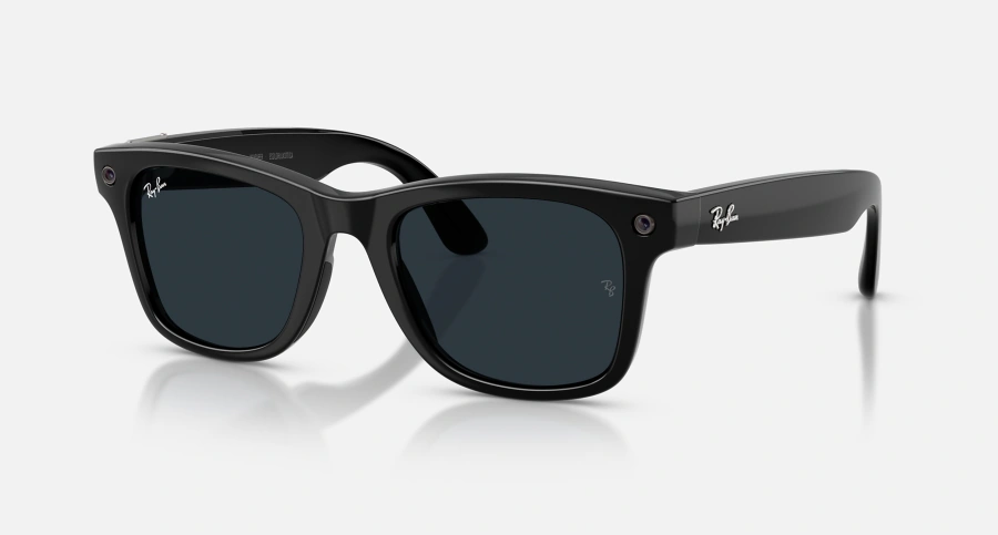 Смарт-очки Ray-Ban | Meta Wayfarer [Gen 3] Standard Shiny Black Frame / Clear to Grey Transitions Lenses (RW4011 601/1Z 50-22)