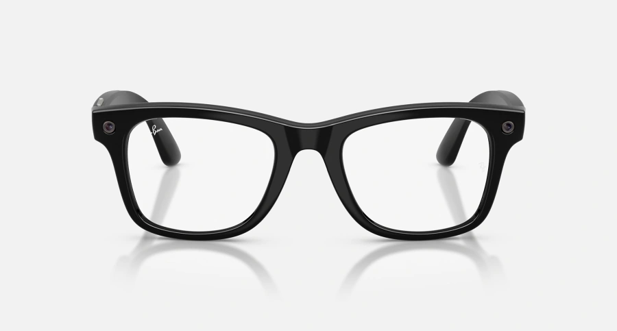 Смарт-очки Ray-Ban | Meta Wayfarer [Gen 3] Standard Shiny Black Frame / Clear to Grey Transitions Lenses (RW4011 601/1Z 50-22)