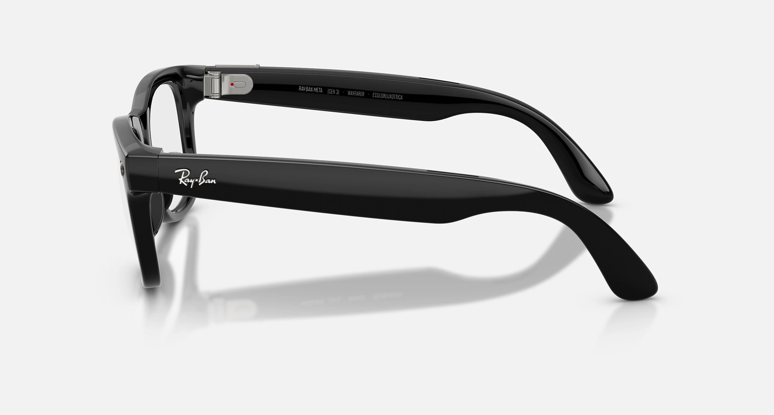 Смарт-очки Ray-Ban | Meta Wayfarer [Gen 3] Standard Shiny Black Frame / Clear to Grey Transitions Lenses (RW4011 601/1Z 50-22)