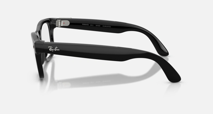 Смарт-очки Ray-Ban | Meta Wayfarer [Gen 3] Standard Shiny Black Frame / Clear to Grey Transitions Lenses (RW4011 601/1Z 50-22)