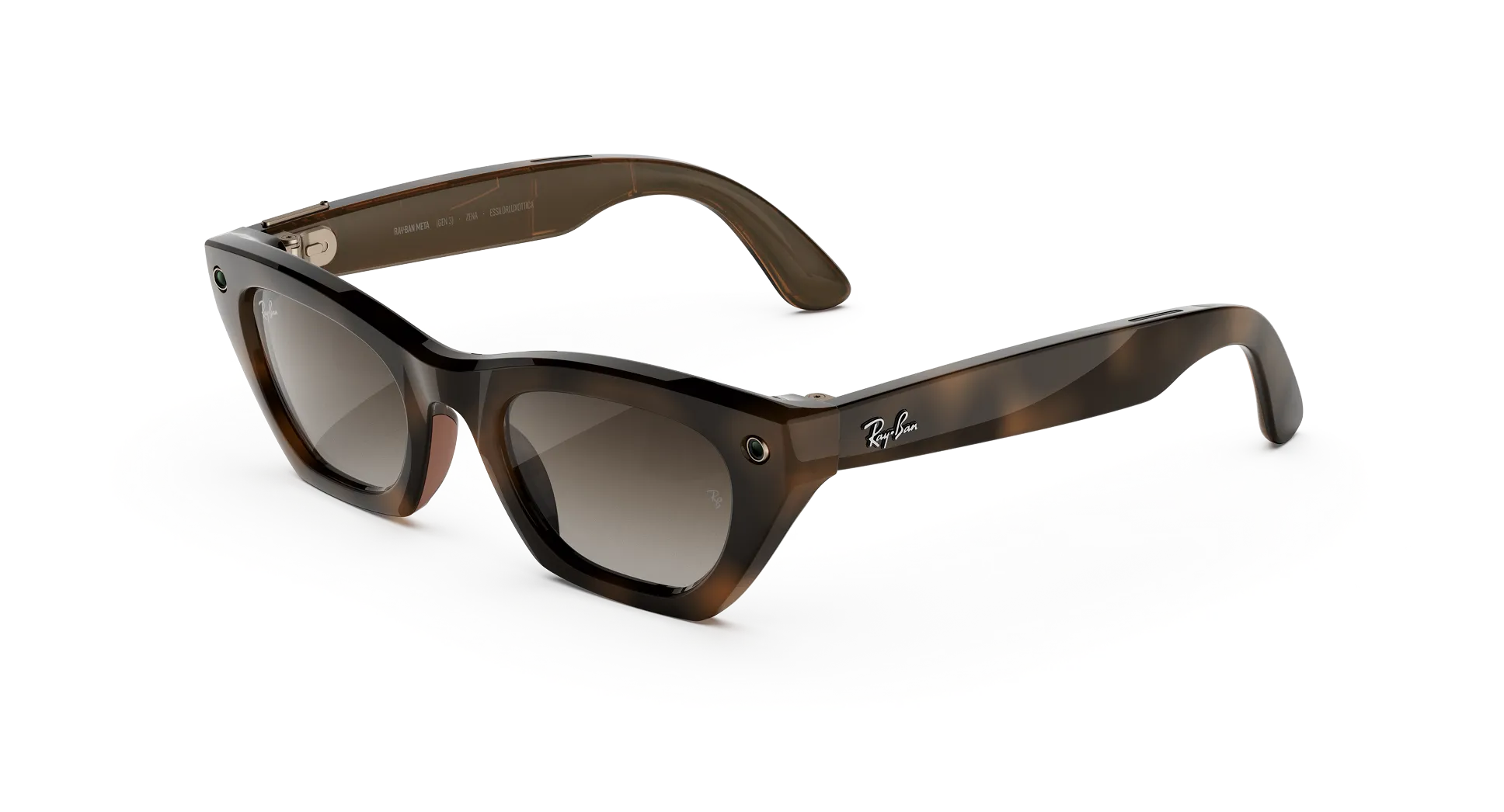 Смарт-окуляри Ray-Ban | Meta Zena [Gen 3] Standard Polished Havana Frame / Gradient Brown Lenses (RW4015 690513 49-22)