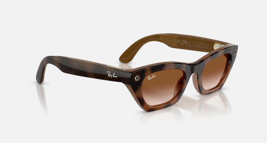 Смарт-окуляри Ray-Ban | Meta Zena [Gen 3] Standard Polished Havana Frame / Gradient Brown Lenses (RW4015 690513 49-22)