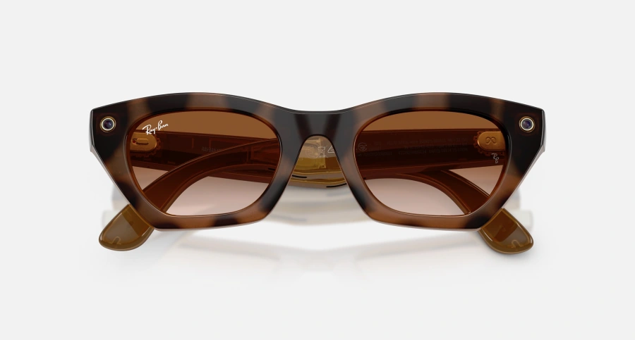 Смарт-окуляри Ray-Ban | Meta Zena [Gen 3] Standard Polished Havana Frame / Gradient Brown Lenses (RW4015 690513 49-22)