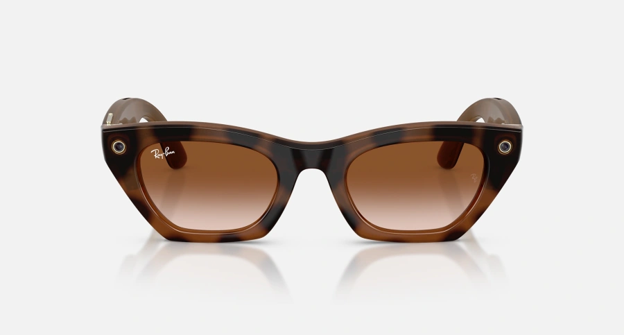 Смарт-окуляри Ray-Ban | Meta Zena [Gen 3] Standard Polished Havana Frame / Gradient Brown Lenses (RW4015 690513 49-22)