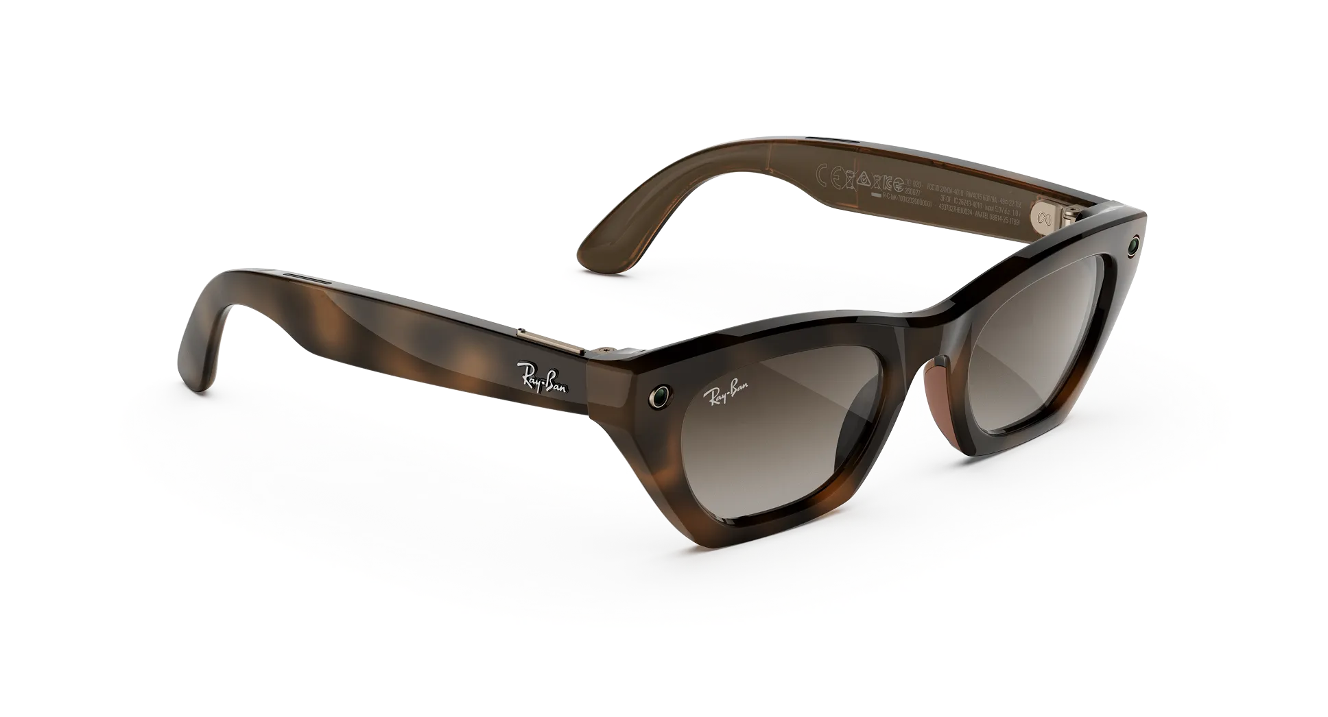 Смарт-окуляри Ray-Ban | Meta Zena [Gen 3] Standard Polished Havana Frame / Gradient Brown Lenses (RW4015 690513 49-22)