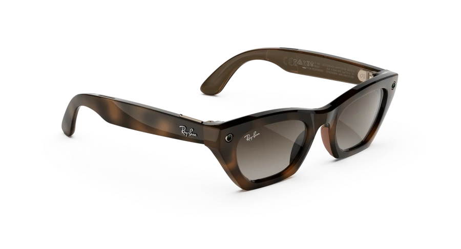 Смарт-окуляри Ray-Ban | Meta Zena [Gen 3] Standard Polished Havana Frame / Gradient Brown Lenses (RW4015 690513 49-22)