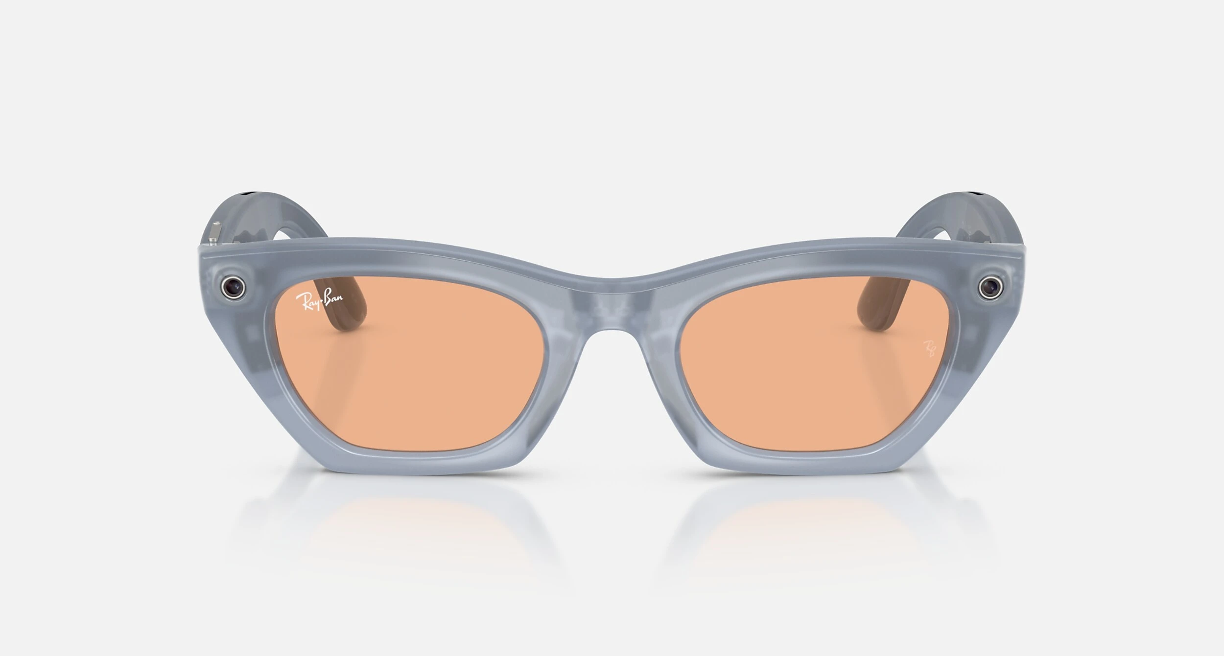 Смарт-очки Ray-Ban | Meta Zena [Gen 3] Standard Polished Milky Grey Lilac Frame / Clear to Copper Transitions Lenses (RW4015 691410 49-22)