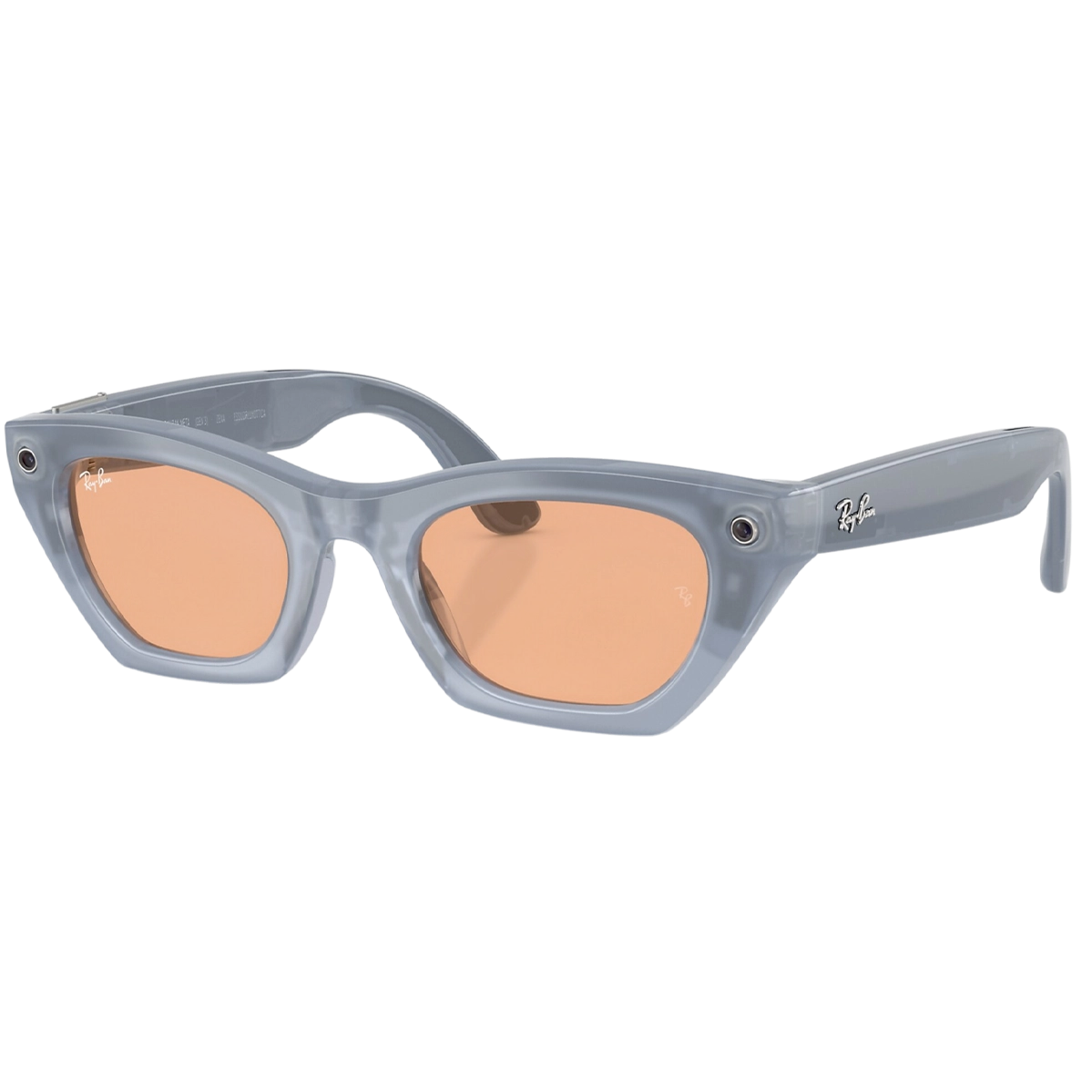 Смарт-очки Ray-Ban | Meta Zena [Gen 3] Standard Polished Milky Grey Lilac Frame / Clear to Copper Transitions Lenses (RW4015 691410 49-22)