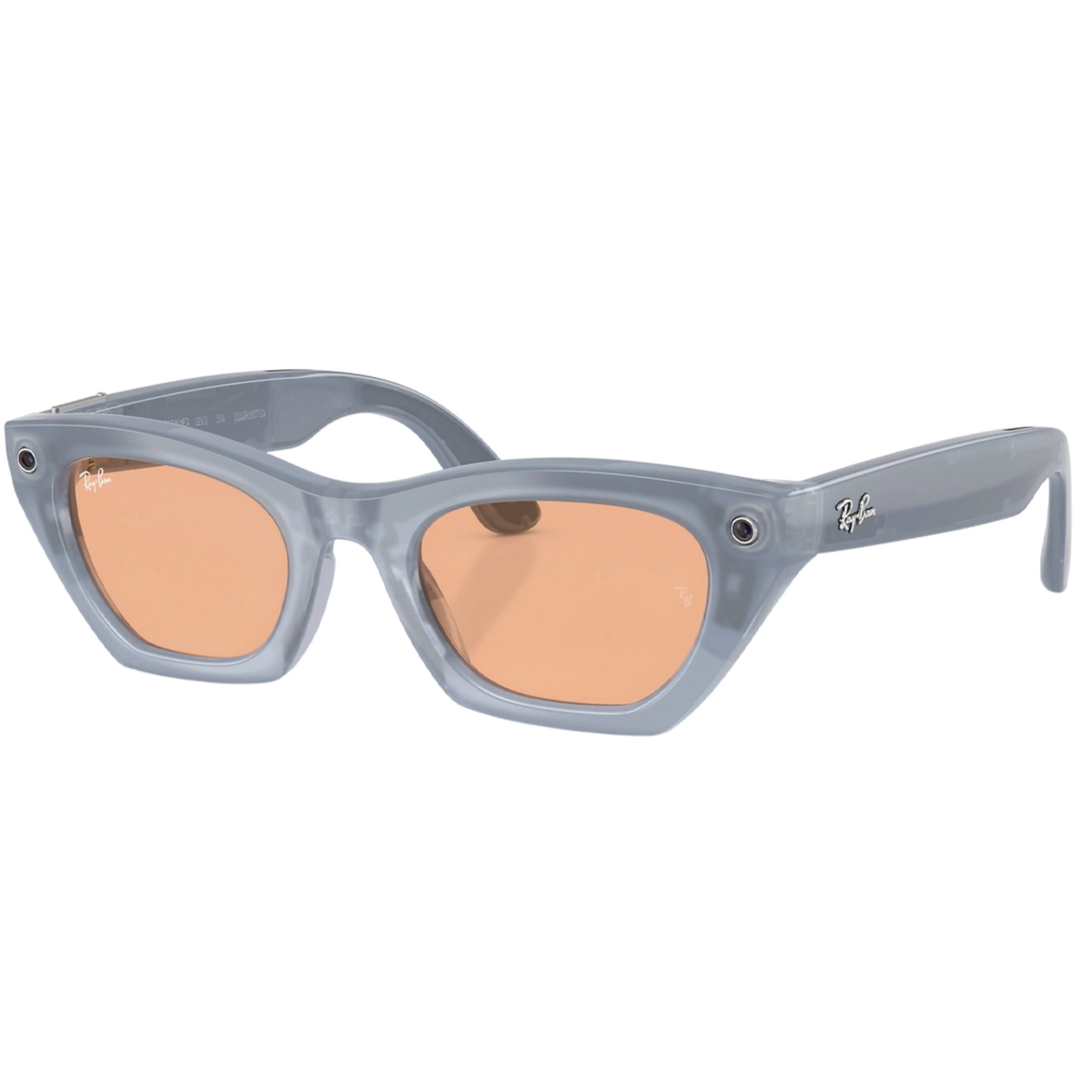 Смарт-окуляри Ray-Ban | Meta Zena [Gen 3] Standard Polished Milky Grey Lilac Frame / Clear to Copper Transitions Lenses (RW4015 691410 49-22)