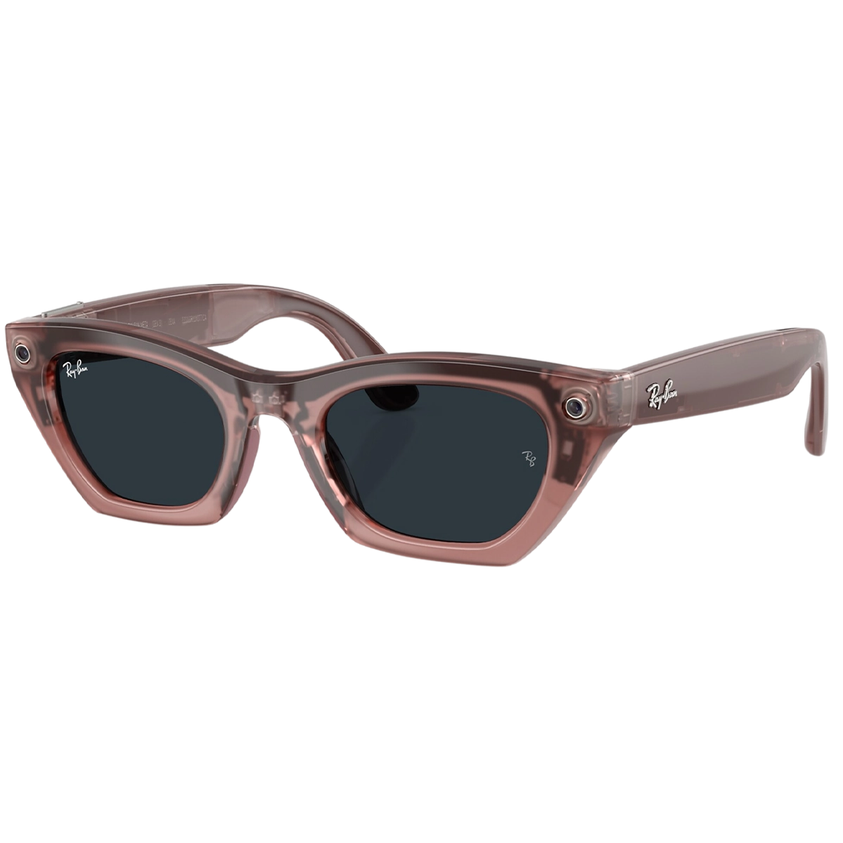 Смарт-очки Ray-Ban | Meta Zena [Gen 3] Standard Polished Milky Pink Blush Frame / Clear to Grey Transitions Lenses (RW4015 69161Z 49-22)