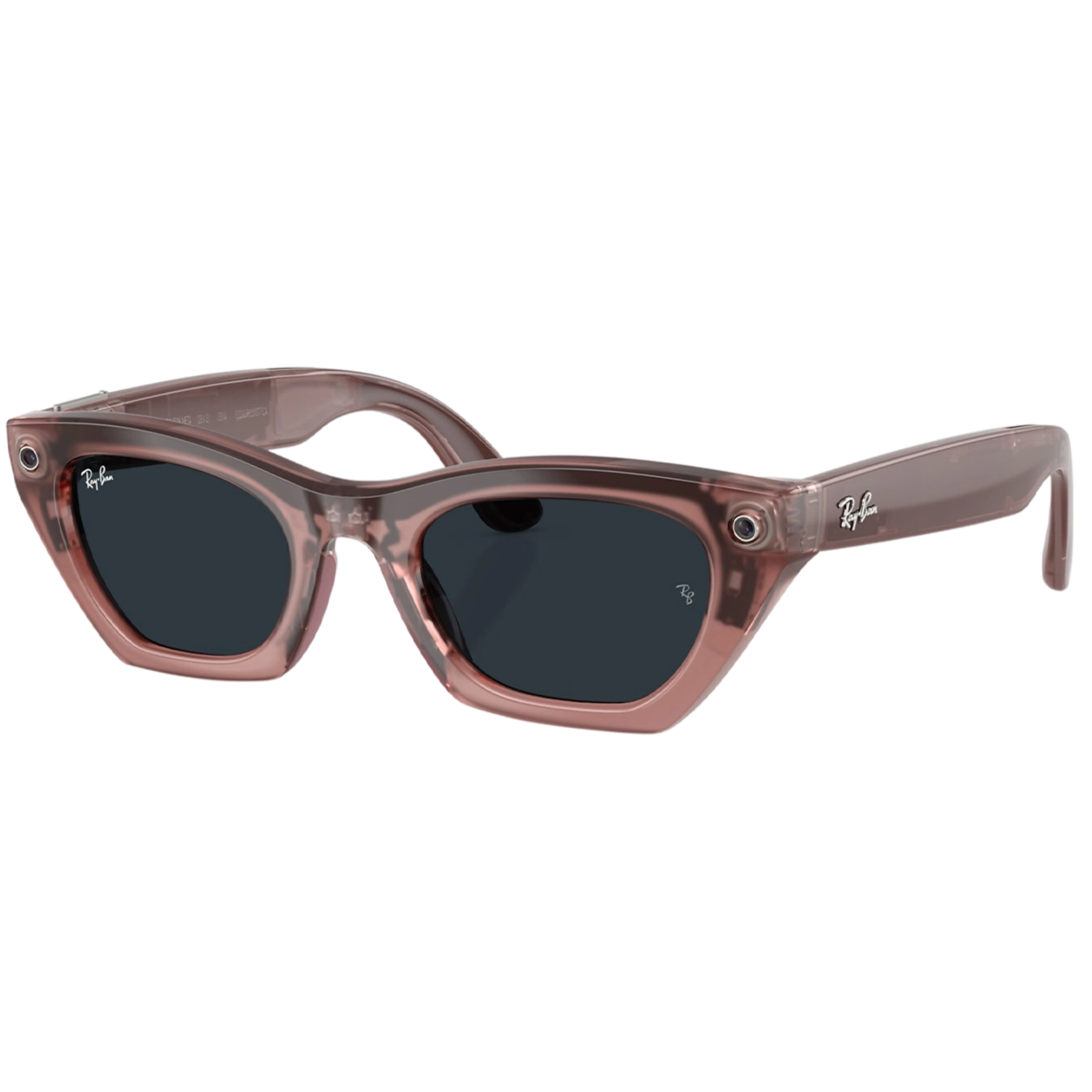 Смарт-окуляри Ray-Ban | Meta Zena [Gen 3] Standard Polished Milky Pink Blush Frame / Clear to Grey Transitions Lenses (RW4015 69161Z 49-22)