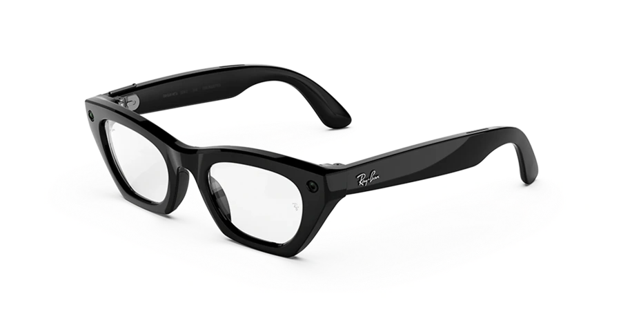 Смарт-окуляри Ray-Ban | Meta Zena [Gen 3] Standard Shiny Black Frame / Clear Lenses (RW4015 601/SB 49-22)