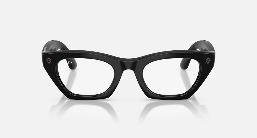 Смарт-окуляри Ray-Ban | Meta Zena [Gen 3] Standard Shiny Black Frame / Clear Lenses (RW4015 601/SB 49-22)