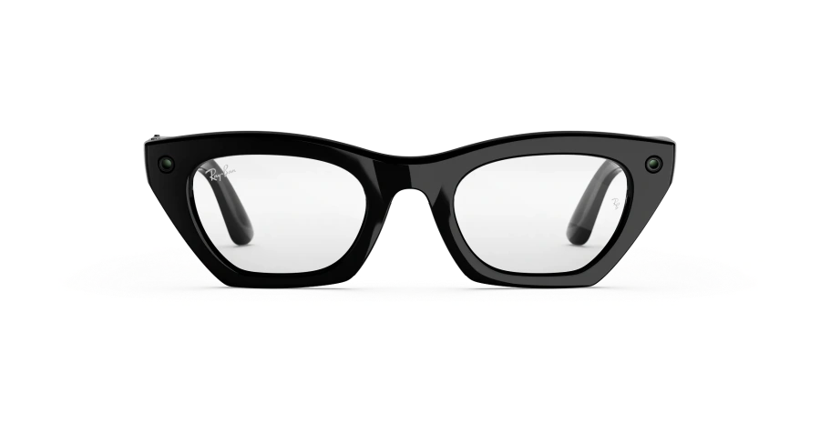 Смарт-окуляри Ray-Ban | Meta Zena [Gen 3] Standard Shiny Black Frame / Clear Lenses (RW4015 601/SB 49-22)