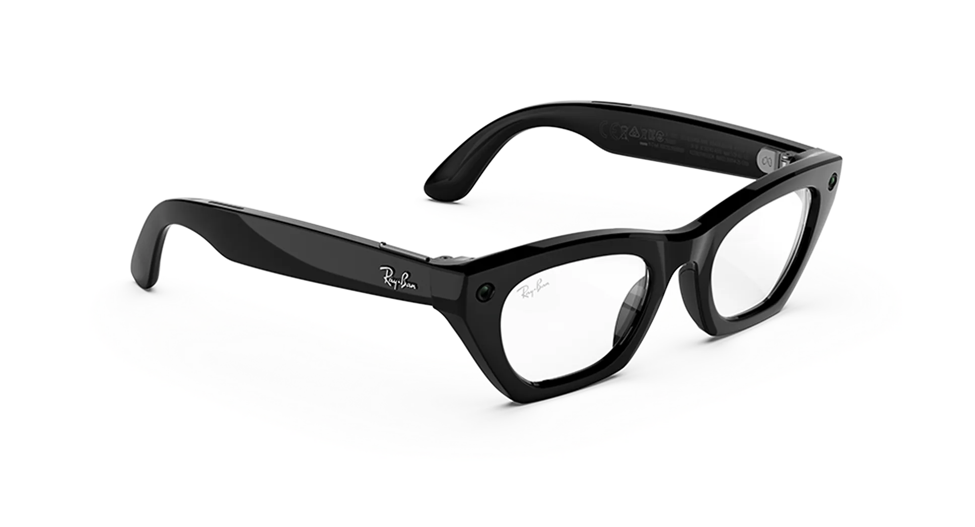 Смарт-окуляри Ray-Ban | Meta Zena [Gen 3] Standard Shiny Black Frame / Clear Lenses (RW4015 601/SB 49-22)