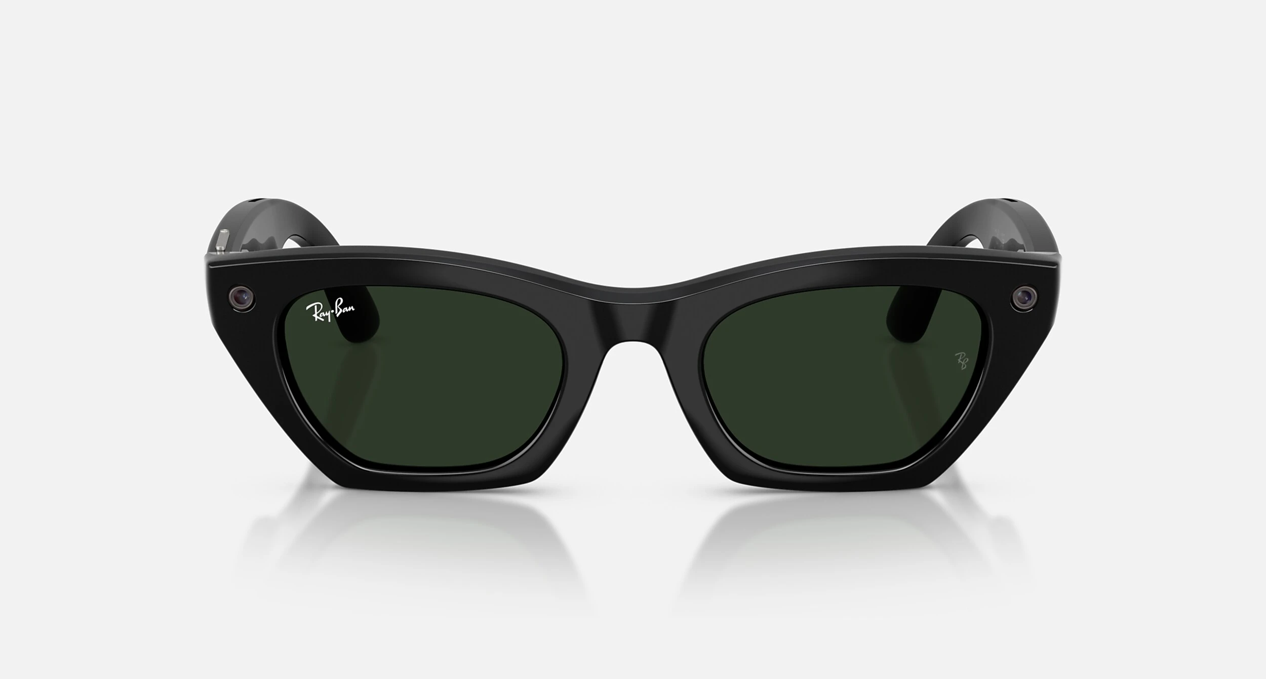 Смарт-окуляри Ray-Ban | Meta Zena [Gen 3] Standard Shiny Black Frame / Clear to Green Transitions Lenses (RW4015 601/1M 49-22)