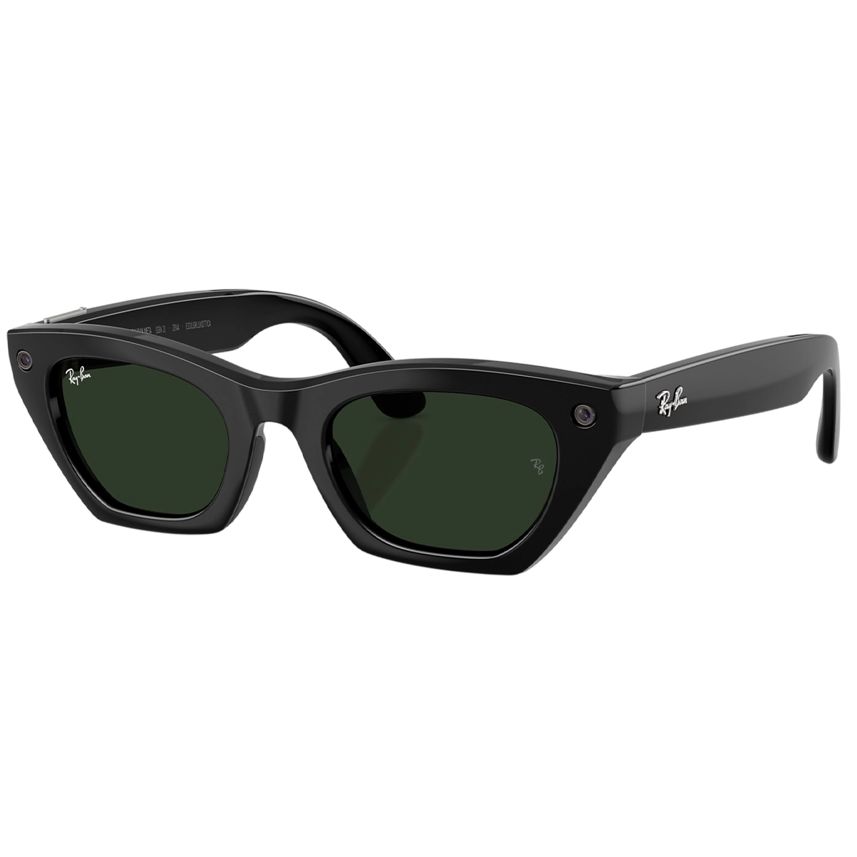 Смарт-окуляри Ray-Ban | Meta Zena [Gen 3] Standard Shiny Black Frame / Clear to Green Transitions Lenses (RW4015 601/1M 49-22)
