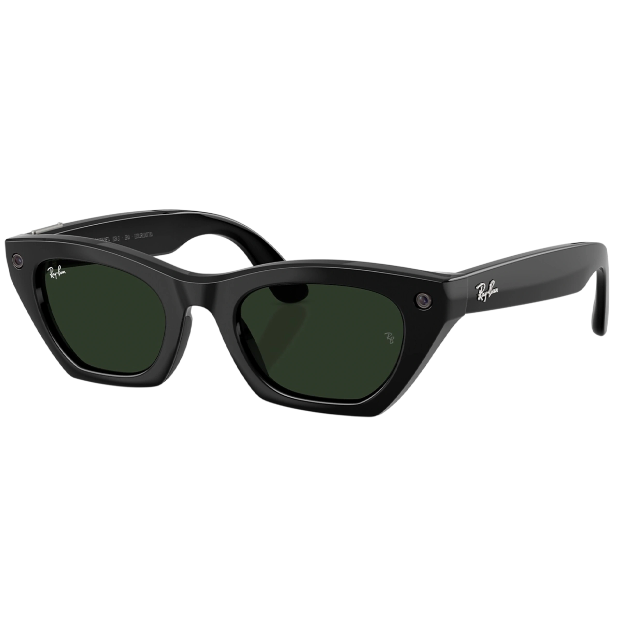Смарт-окуляри Ray-Ban | Meta Zena [Gen 3] Standard Shiny Black Frame / Clear to Green Transitions Lenses (RW4015 601/1M 49-22)