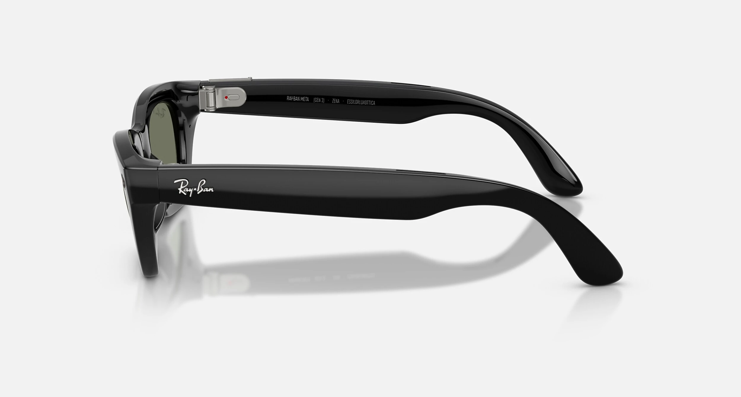 Смарт-окуляри Ray-Ban | Meta Zena [Gen 3] Standard Shiny Black Frame / Green Polarized Lenses (RW4015 601/9A 49-22)