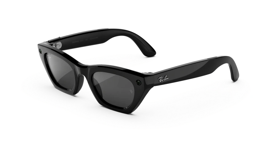 Смарт-окуляри Ray-Ban | Meta Zena [Gen 3] Standard Shiny Black Frame / Grey Lenses (RW4015 601/87 49-22)