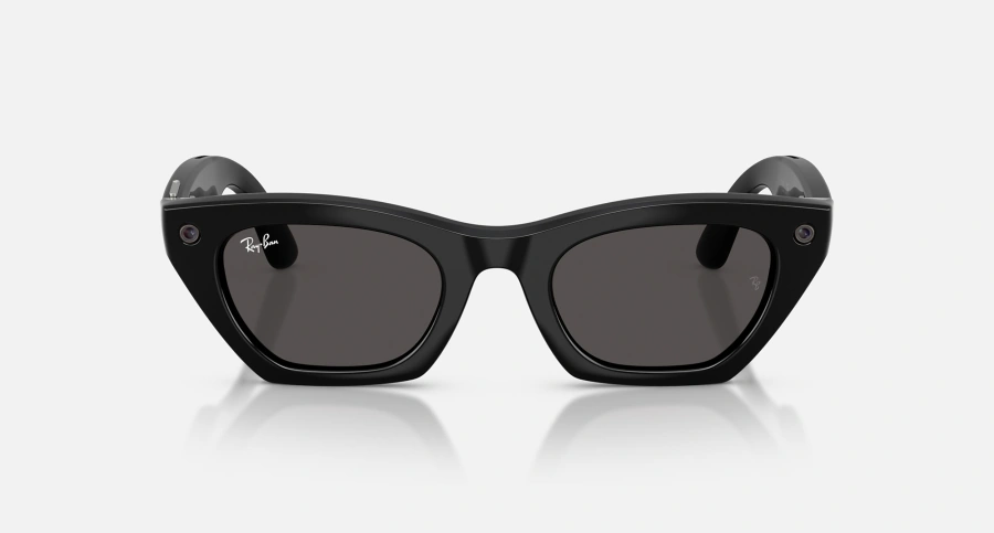 Смарт-окуляри Ray-Ban | Meta Zena [Gen 3] Standard Shiny Black Frame / Grey Lenses (RW4015 601/87 49-22)