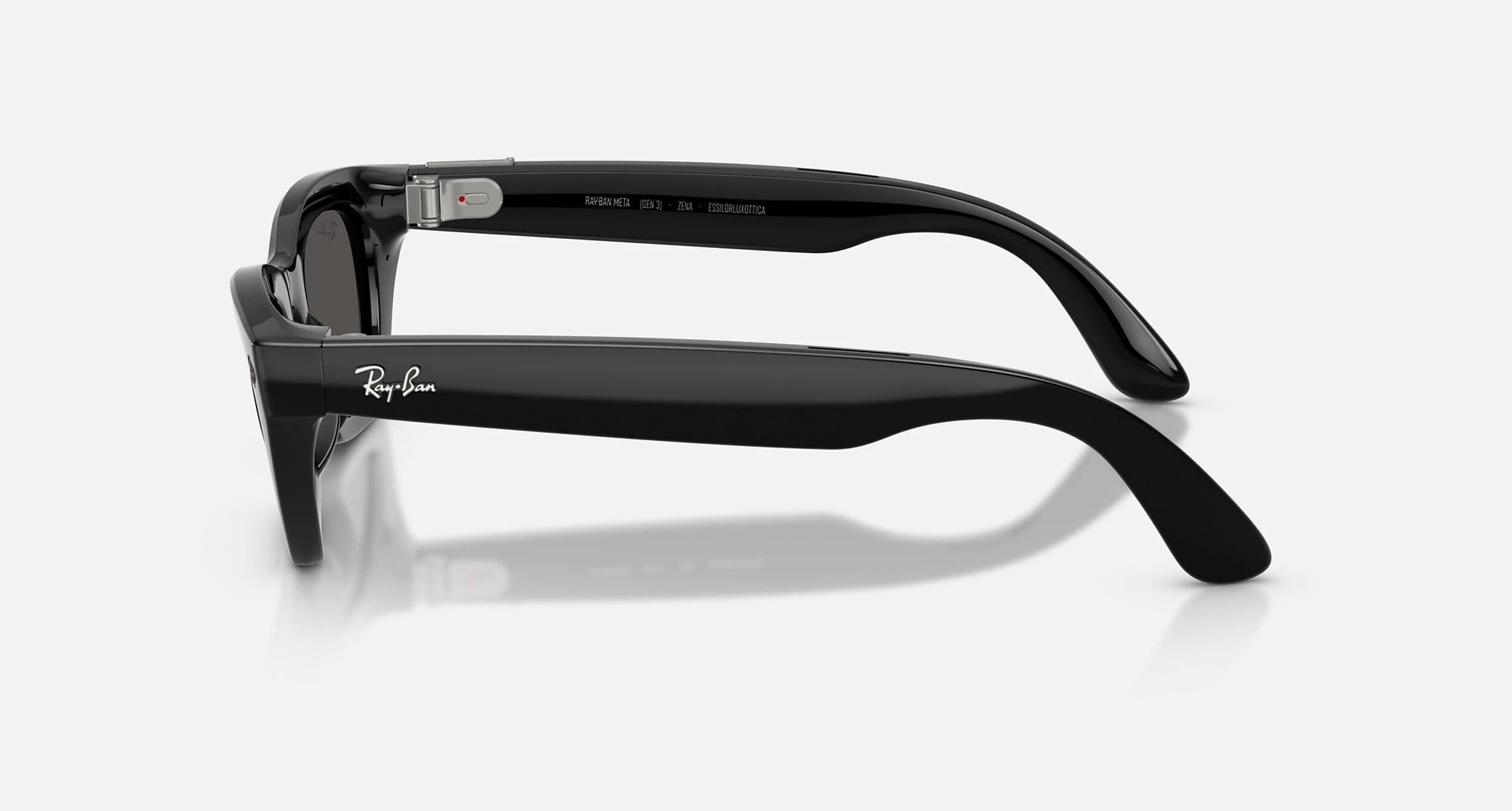 Смарт-окуляри Ray-Ban | Meta Zena [Gen 3] Standard Shiny Black Frame / Grey Lenses (RW4015 601/87 49-22)