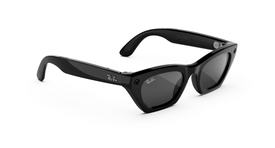 Смарт-окуляри Ray-Ban | Meta Zena [Gen 3] Standard Shiny Black Frame / Grey Lenses (RW4015 601/87 49-22)